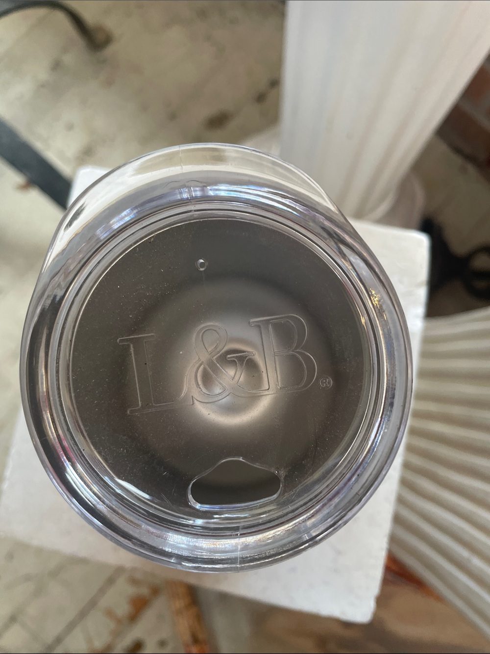 Lucky & Blessed White Floral Bull Stemless Cup - Picture 3 of 6